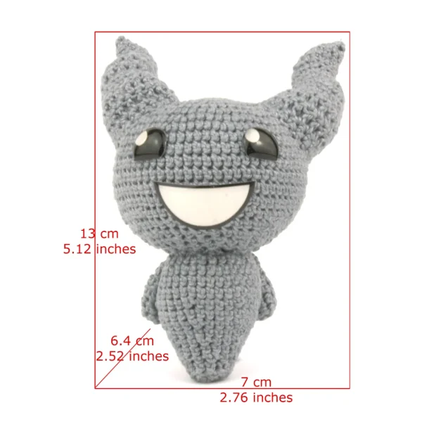 Binding of Isaac Lil Brimstone Crochet Amigurumi measurements