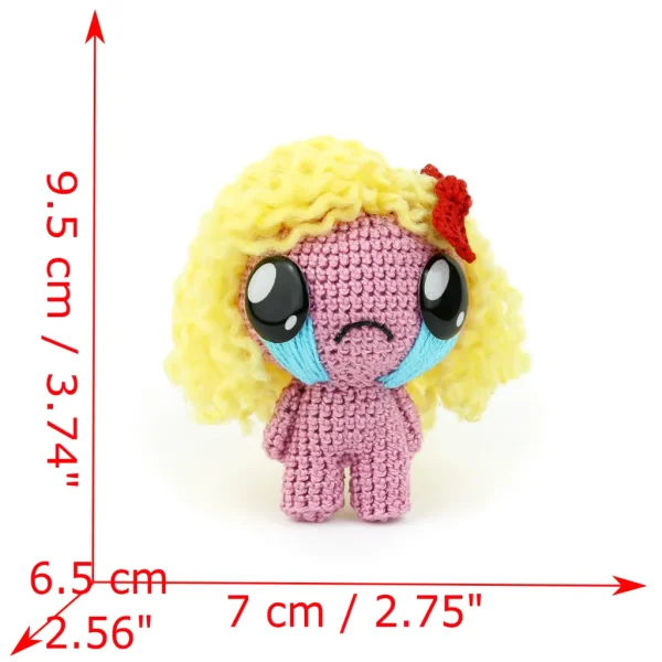 Magdalene Crochet Amigurumi measurements