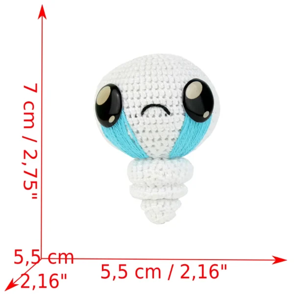 Binding of Isaac The Lost Crochet Amigurumi measurements