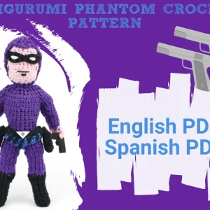 Purple Phantom Amigurmi Pattern Cover Page