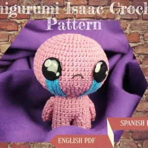 Pink Isaac Amigurmi Pattern Cover Page