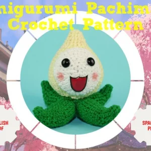 Yellow and Geen Pachimari Amigurumi Pattern Cover Page