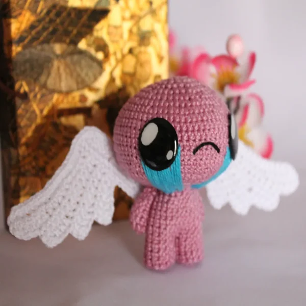 Winged Isaac Crochet Amigurumi side view