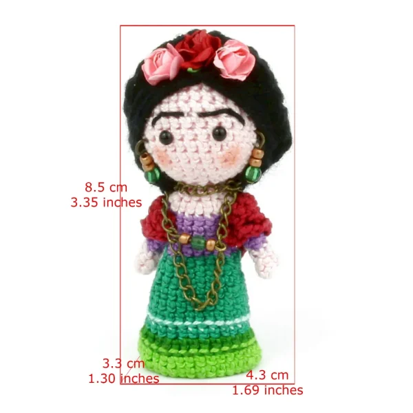 Mexican Doll Crochet Amigurumi measurements