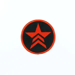 Renegade Logo Embroidered Patch over white background