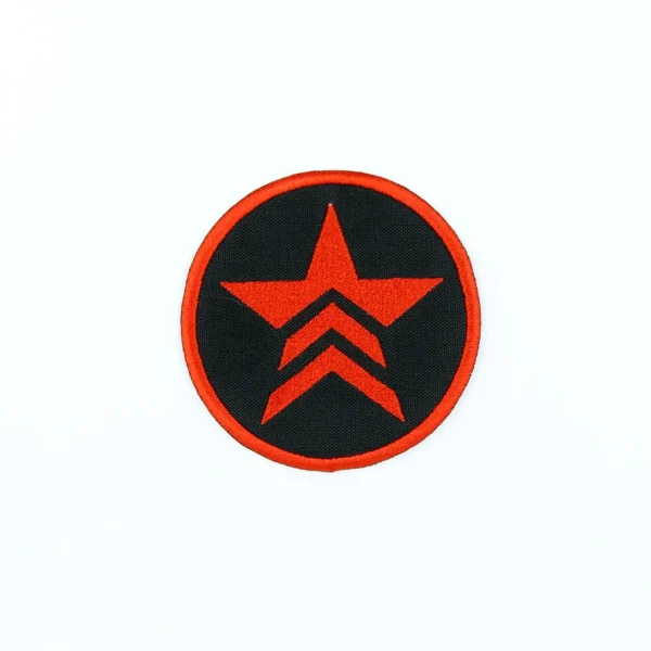 Renegade Logo Embroidered Patch over white background