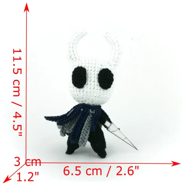 knight Crochet Amigurumi measurements