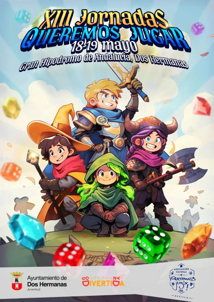 cartel evento queremos jugar 2024